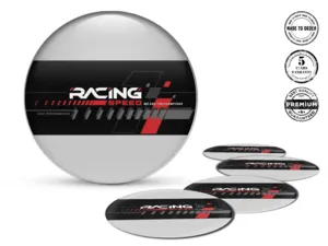 Resin Domed Stickers Gravitational Power Thrust